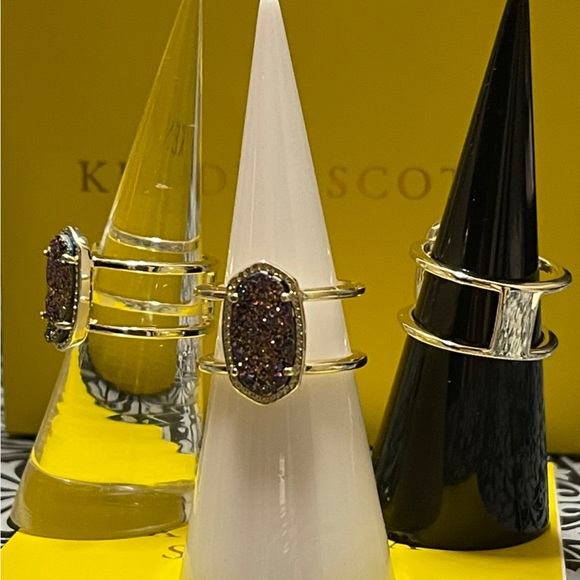 Kendra Scott Elyse Silver Ring Multi Drusy; Size 6; NWT; SOLD OUT @ Kendra Scott - Picture 8 of 8